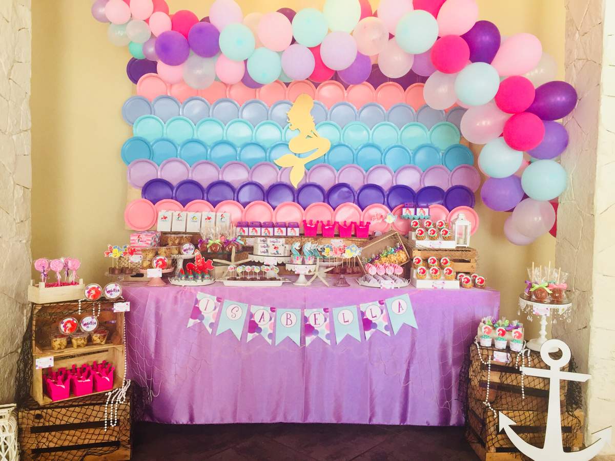Little Isabella Mermaid birthday party - Little Mermaid