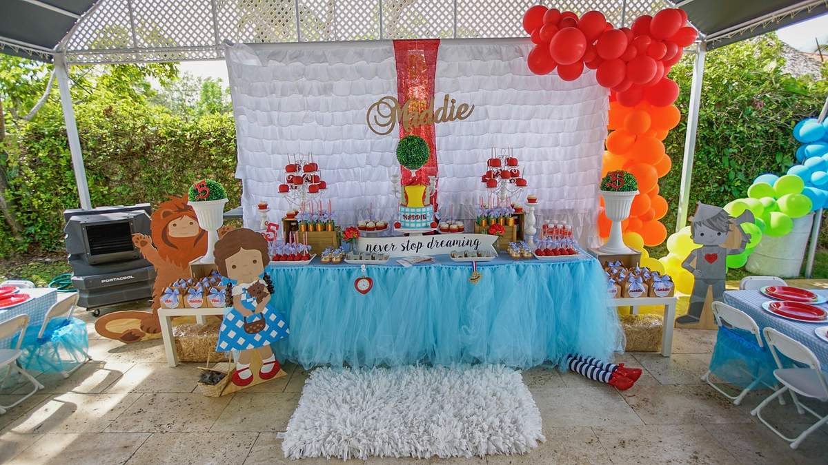 Maddie’s 5th Birthday Party - Wizard of Oz