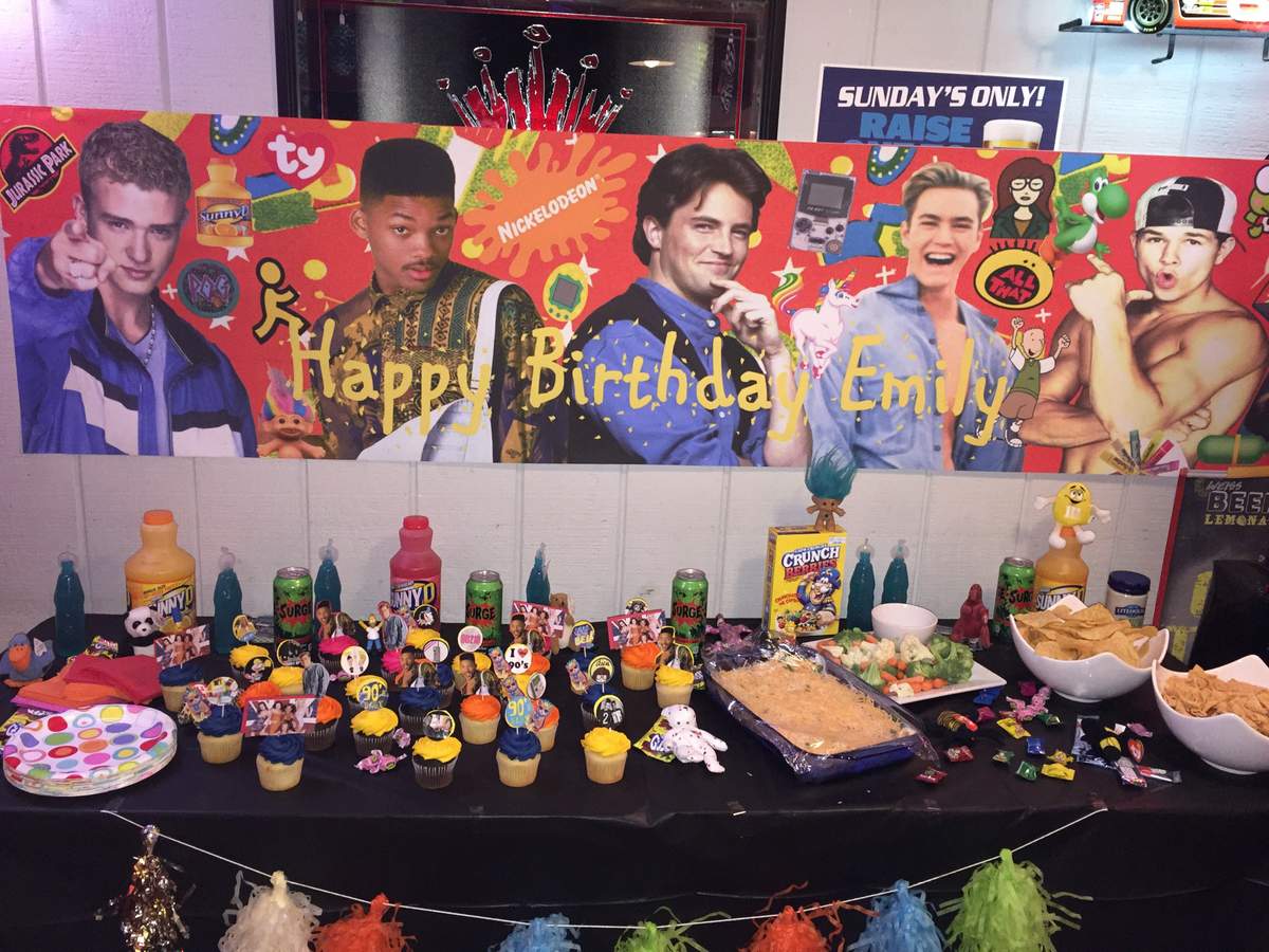 90's themed birthday - 1990's