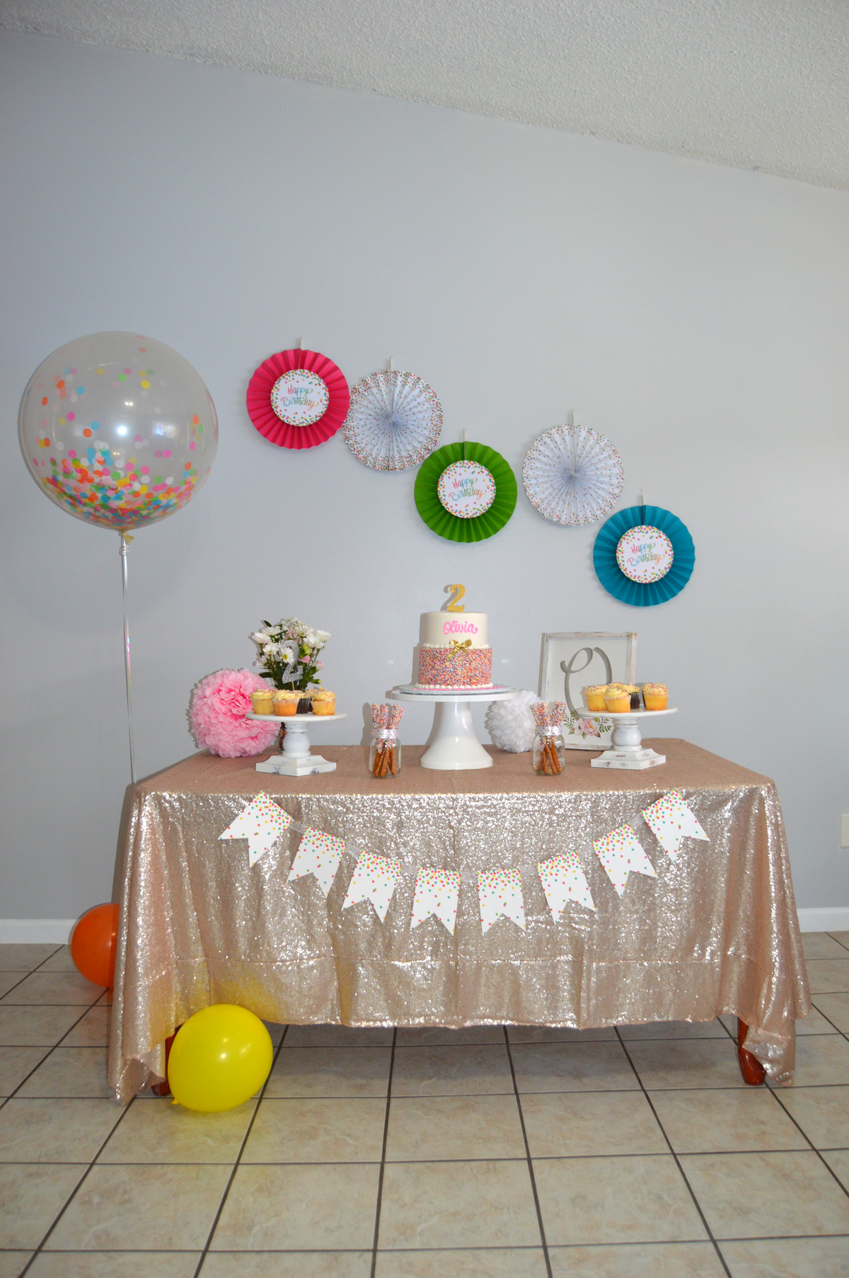 Olivia's Sprinkles Party - Sprinkles 