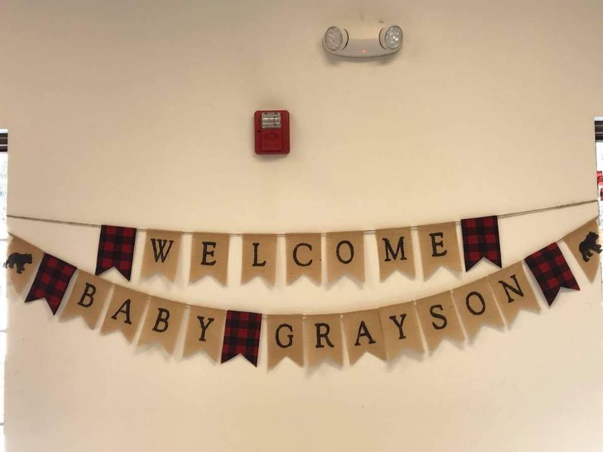 Lumberjack Baby Shower for Baby Grayson - Lumberjack Woodland