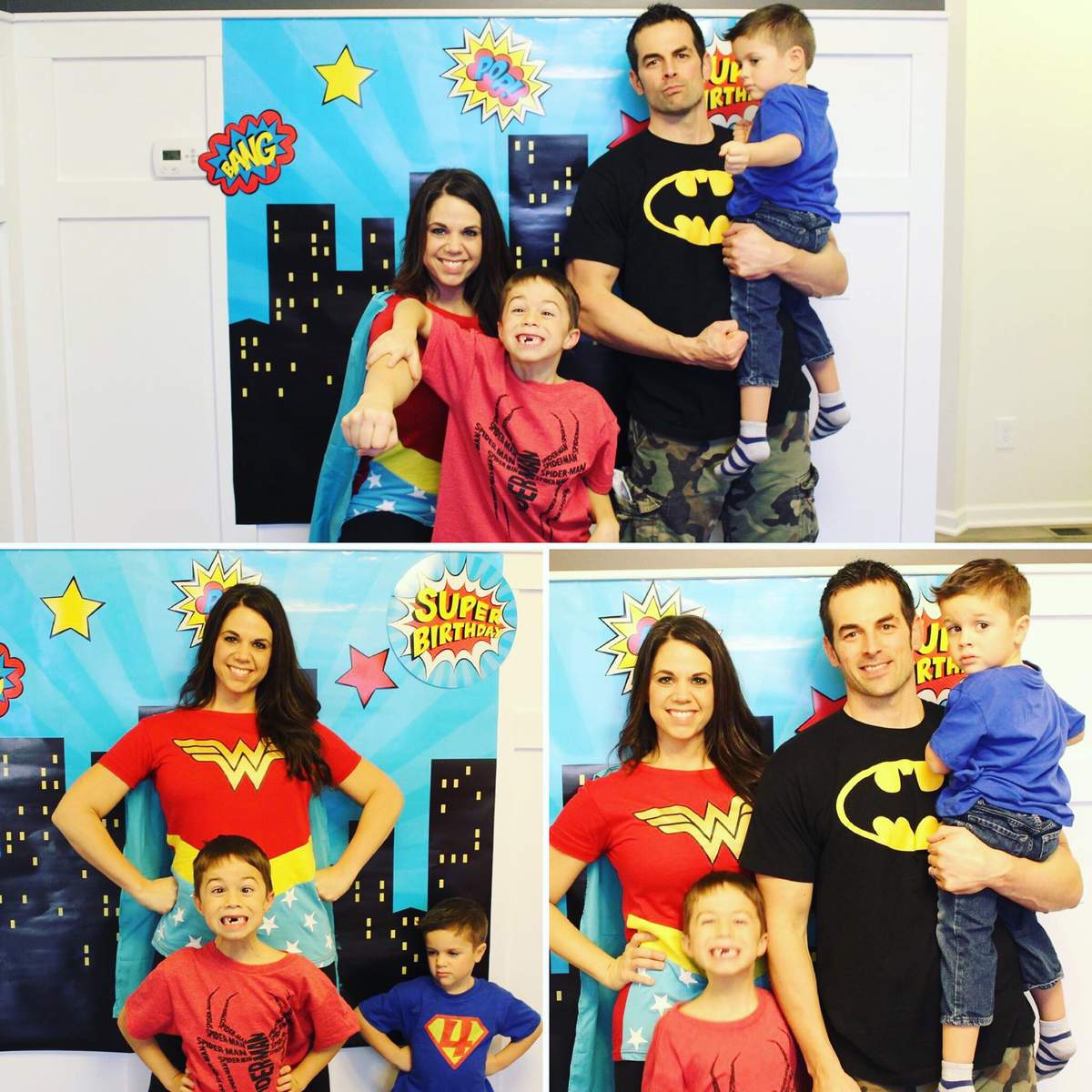 Easton's Superhero 4th birthday party - SUPERHEROS