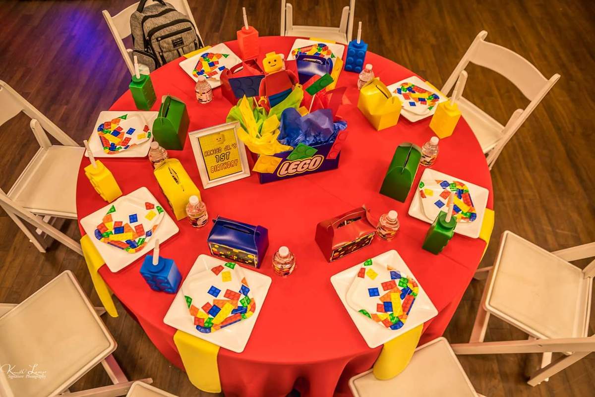 lego 1st birthday party