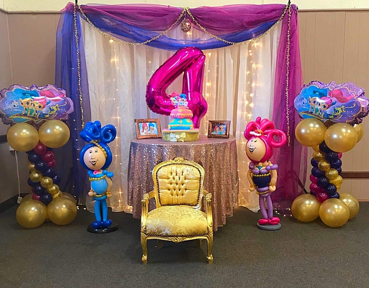 Shimmer & Shine birthday party - None