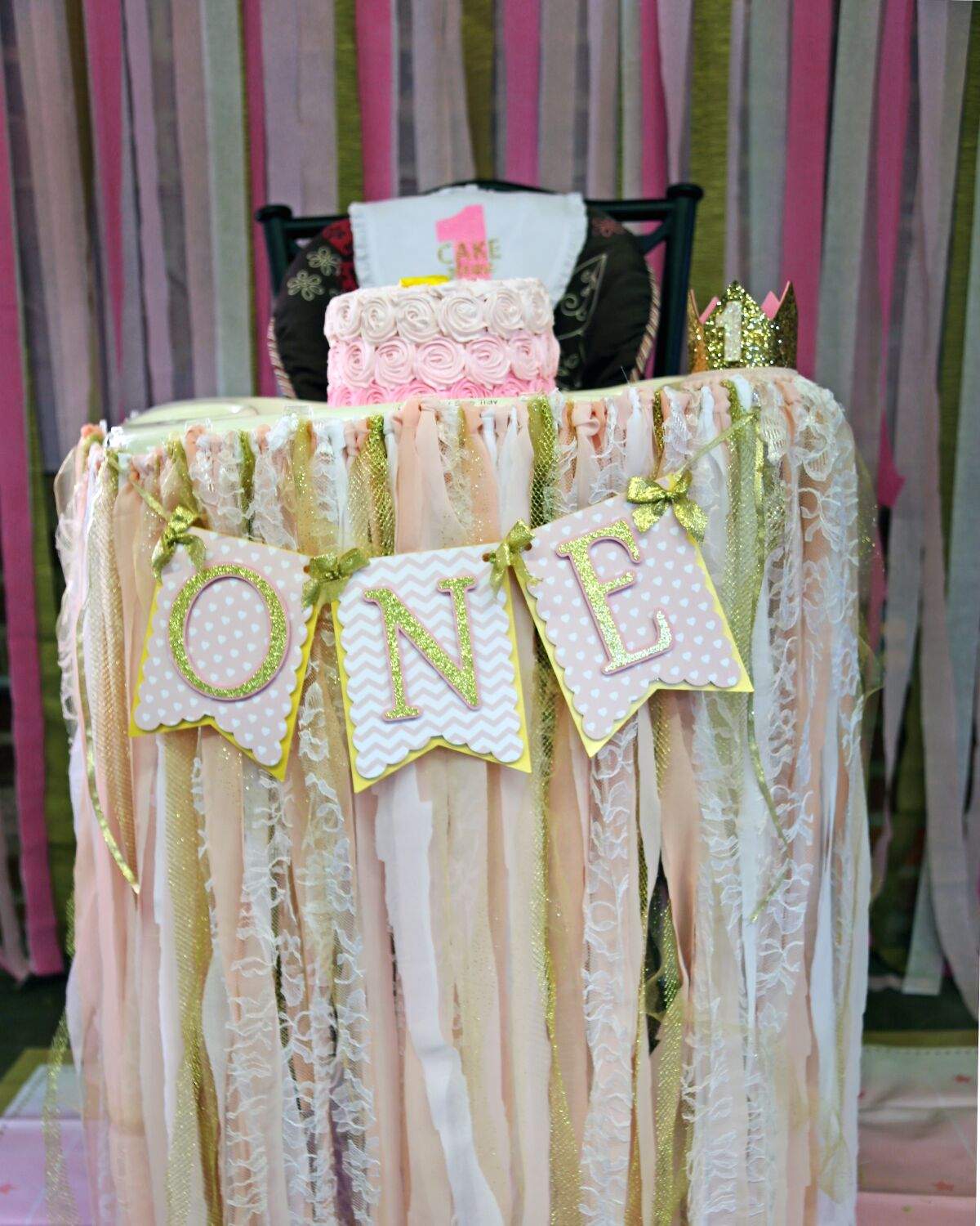 Hannah’s Pink and Gold First Birthday - Pink and Gold