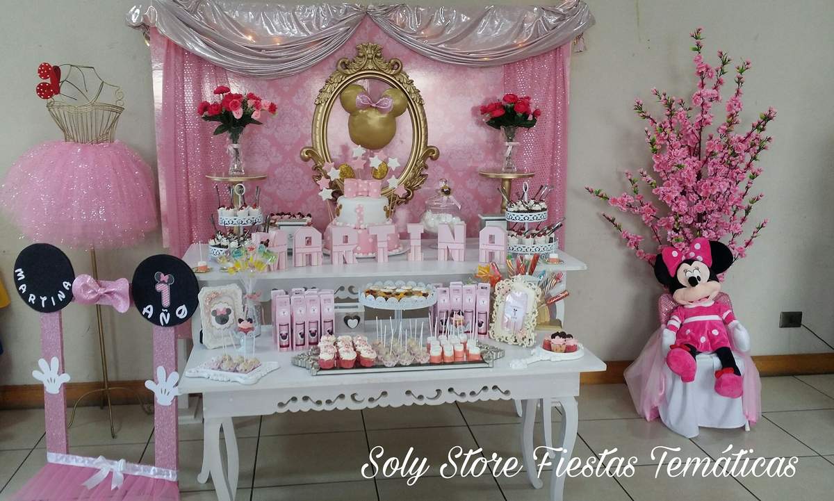 Minnie vintage birthday party - Minnie vintage