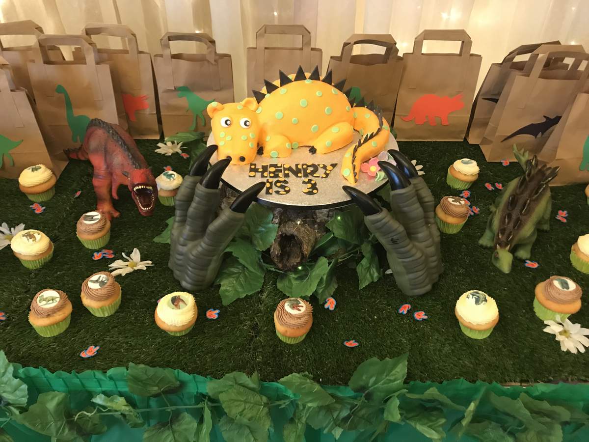 Dinosaur birthday party - None