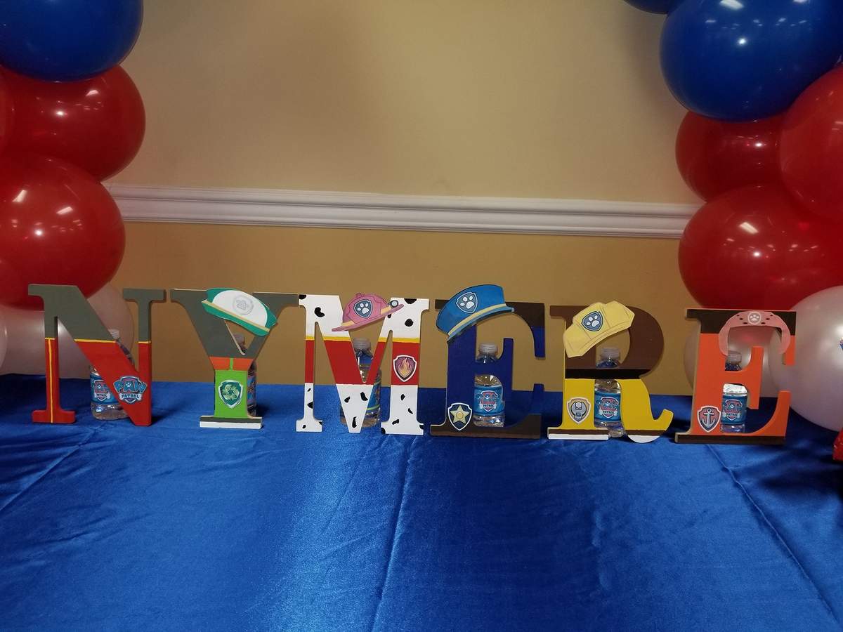 Paw Patrol Custom Letters - Paw Patrol Custom Letters