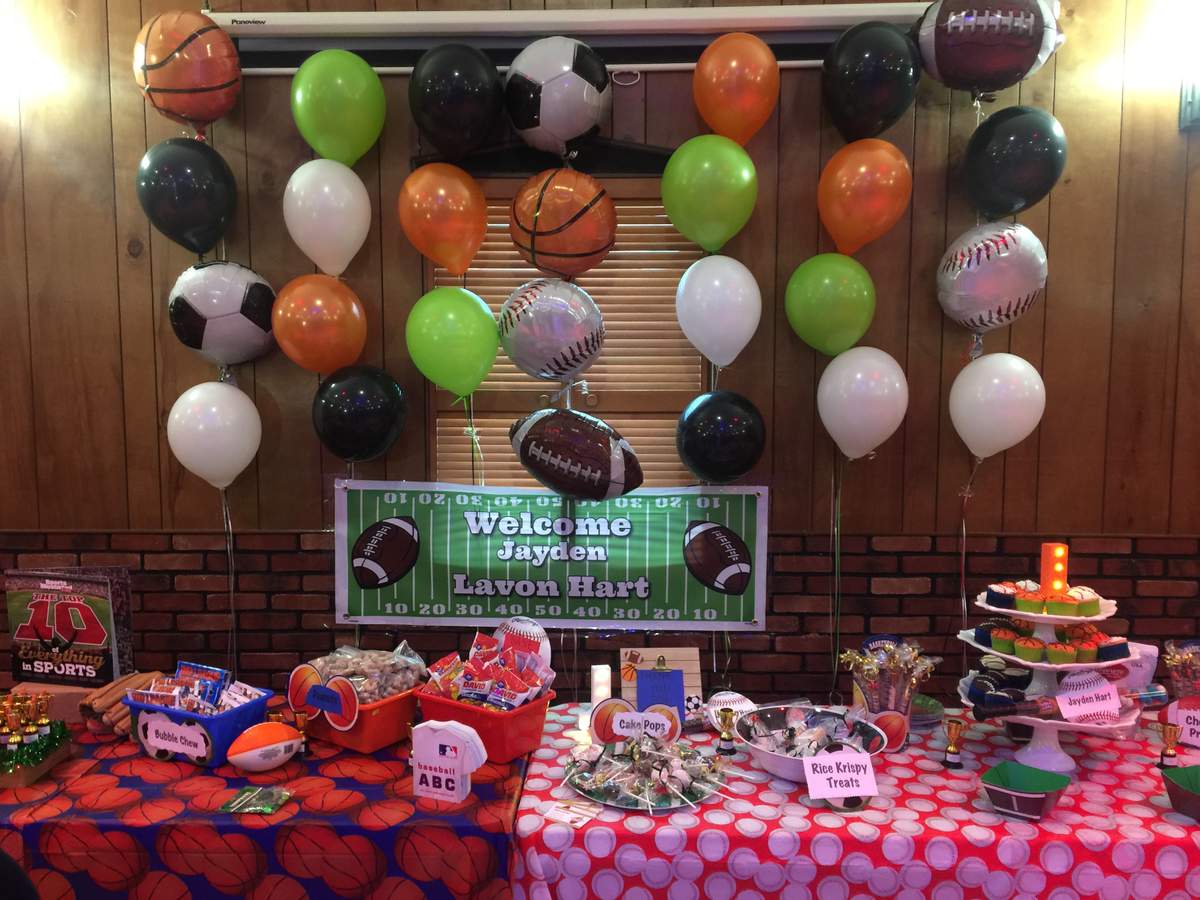 Lillian and LJ Sports Bash - Sports Themed Party
