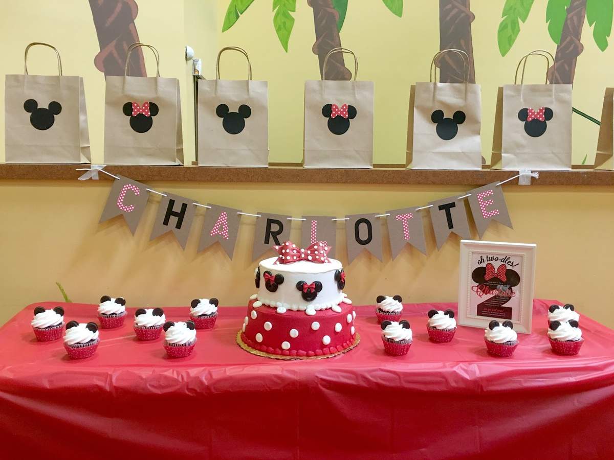 Charlotte's Minnie and Mickey Mouse Party - Minnie + Mickey Mouse Party