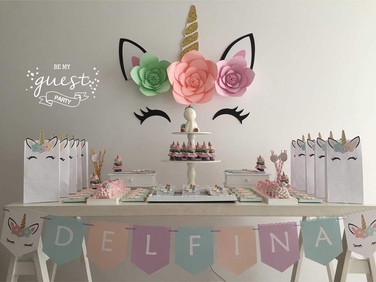 Cumple Delfina - Unicorns