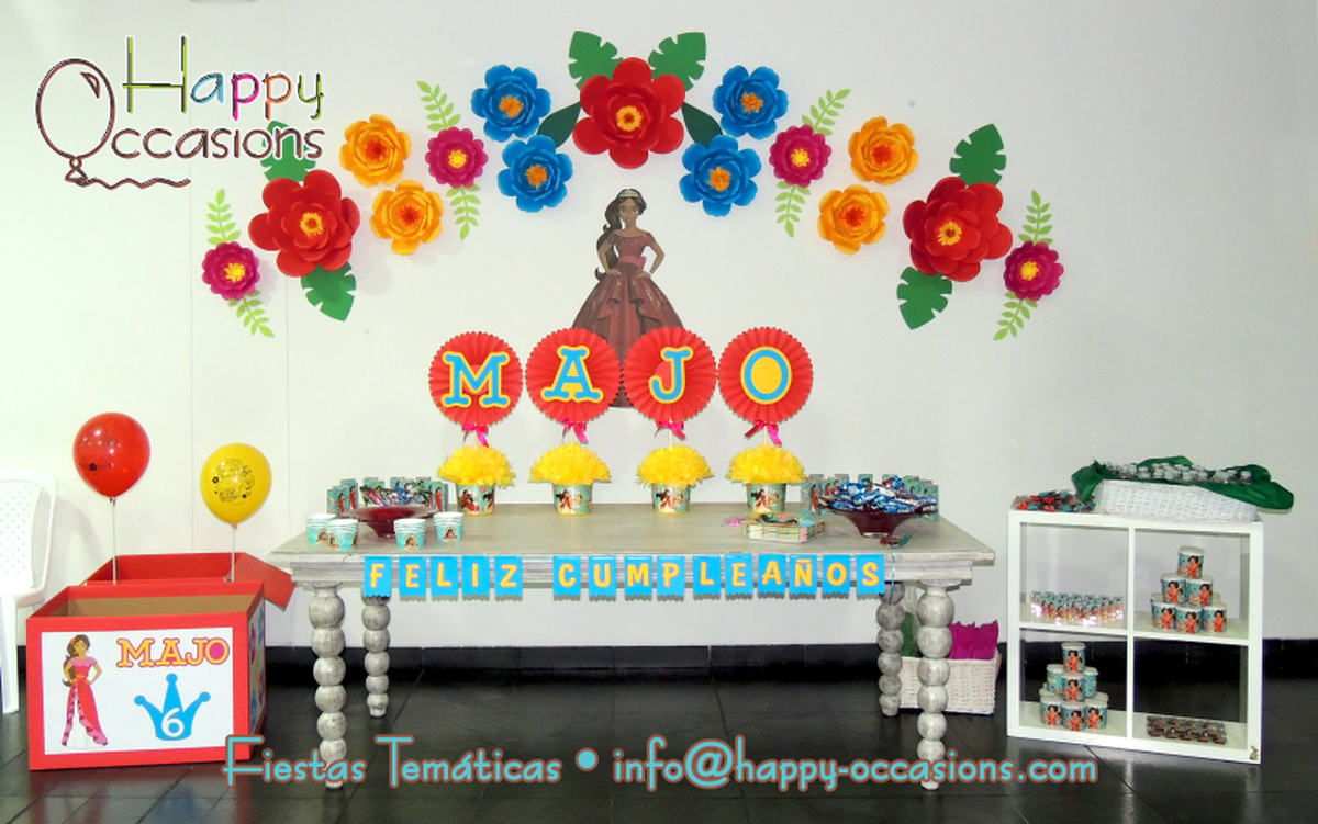 Fiesta Elena de Avalor para Majo - Elena de Avalor