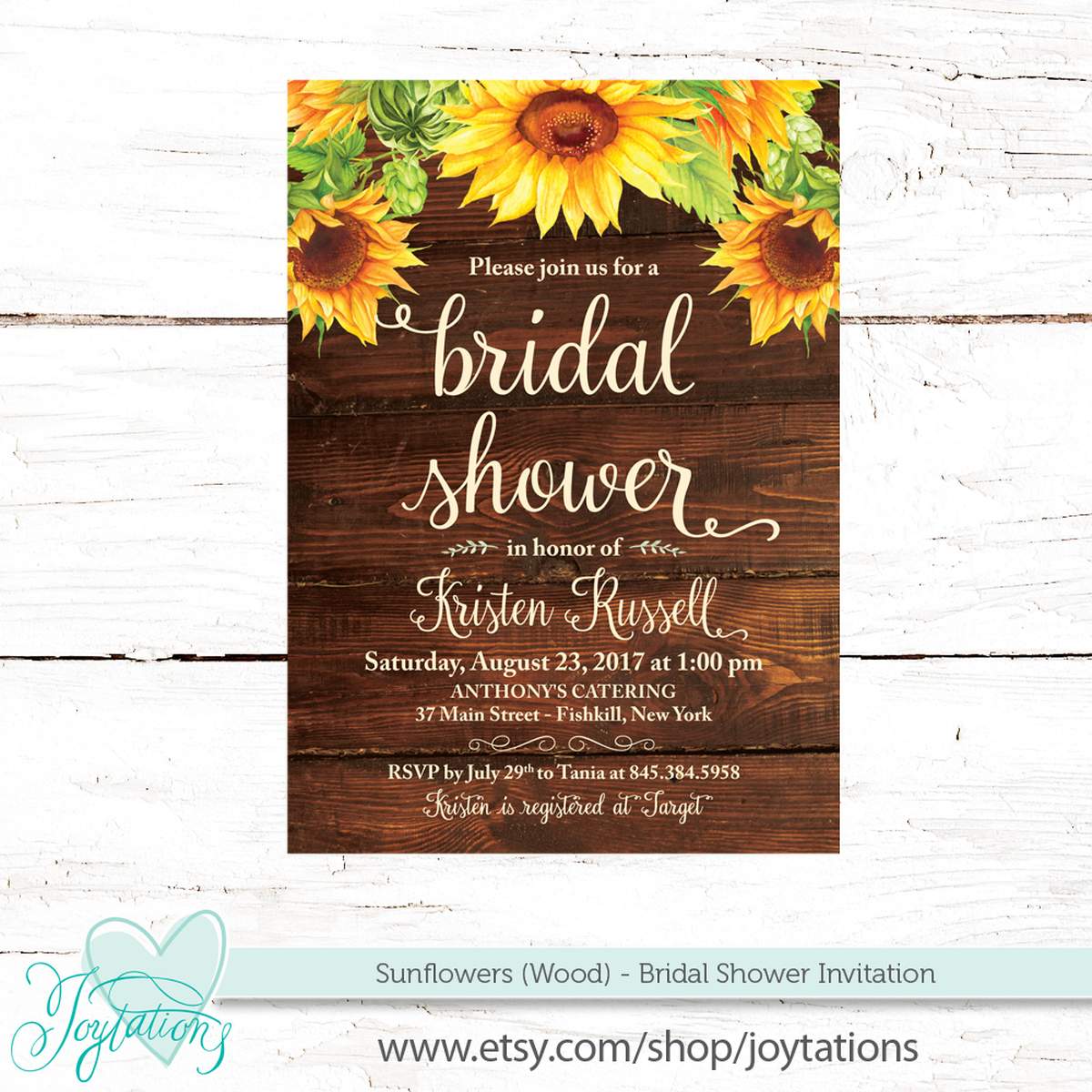 Sunflowers Bridal/Wedding Shower Party Ideas | Photo 3 of 30 | Catch My  Party, image size:1200x1200