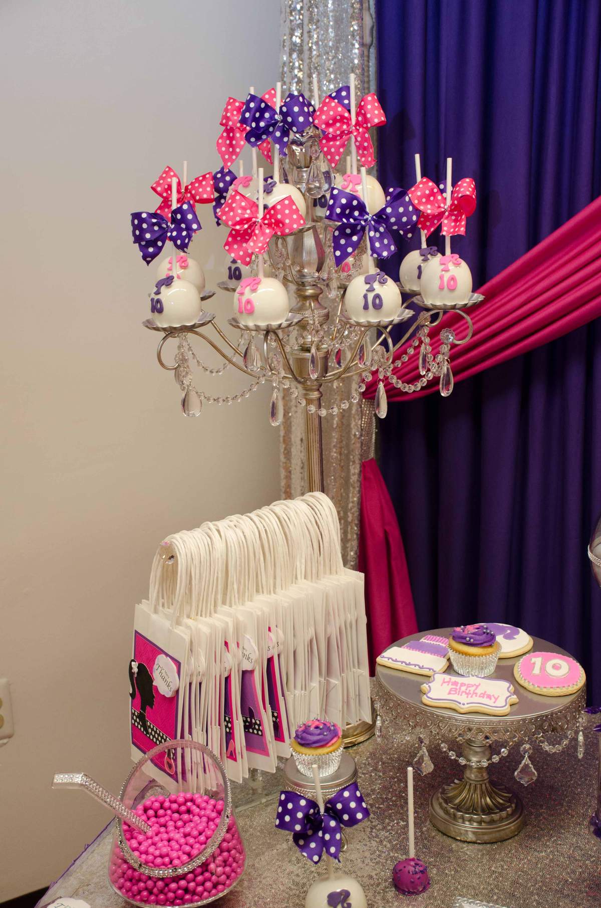 The Bailey Boys Baby Girls Pink Stripe Birthday Cupcake Swing Set main image 0