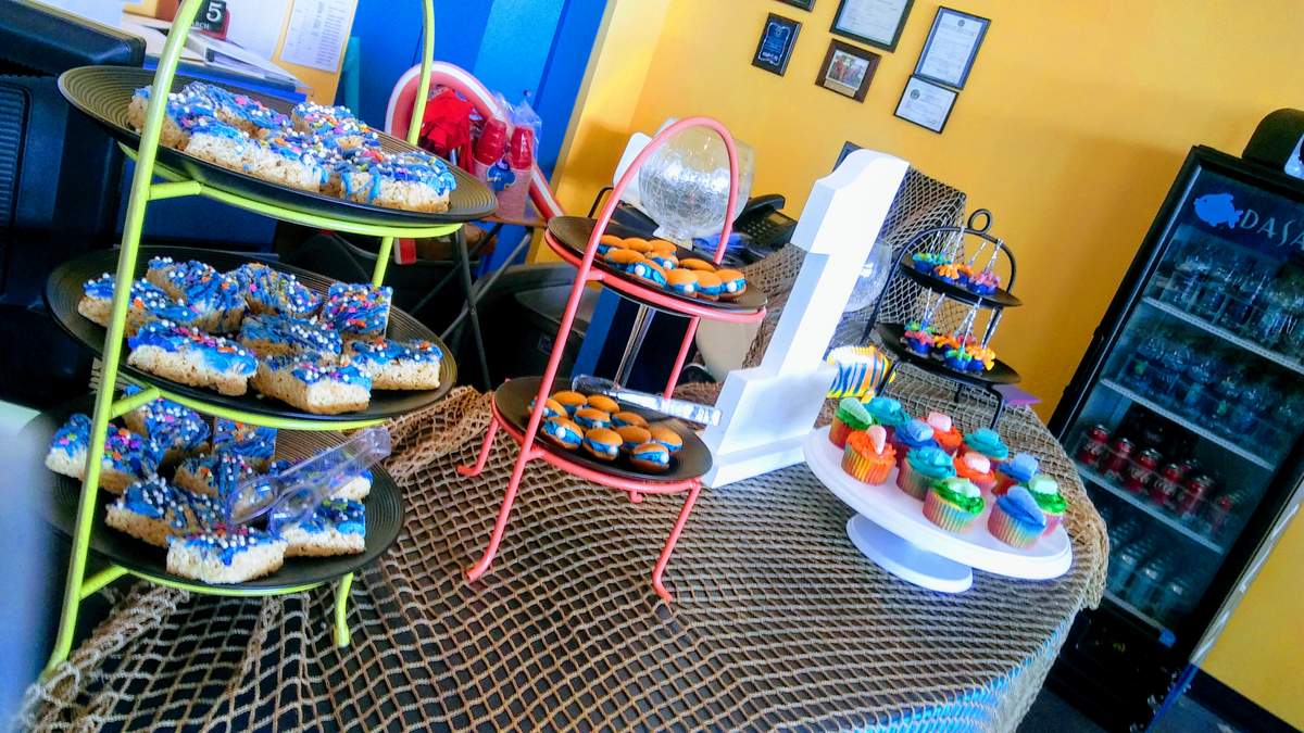 1st Birthday pool party - Under the Sea