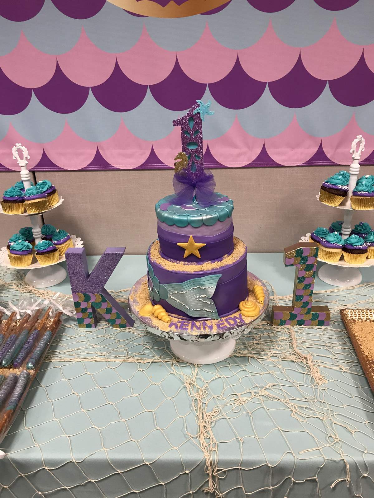 Kennedy’s 1st Birthday Mermaid Style - Mermaids