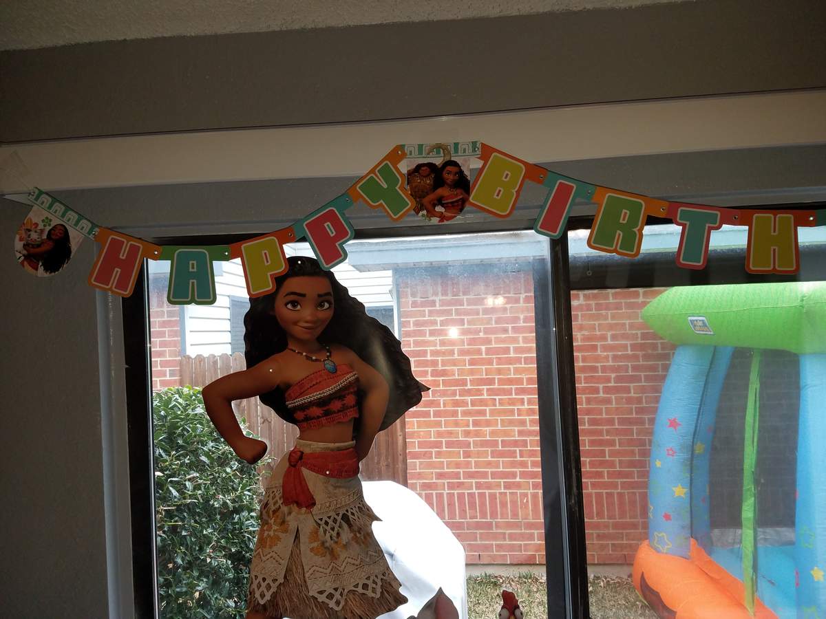 Alex's Moana 6th birthday party - Moana