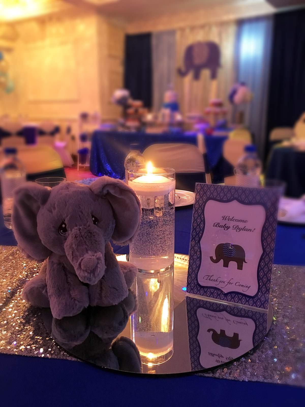 E is for Elegant Elephants  - Elephant 