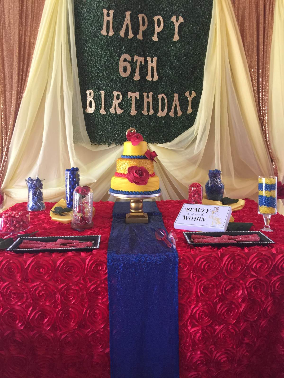 Dreamful Events LLC 6th birthday bash  - Beauty and the Beast