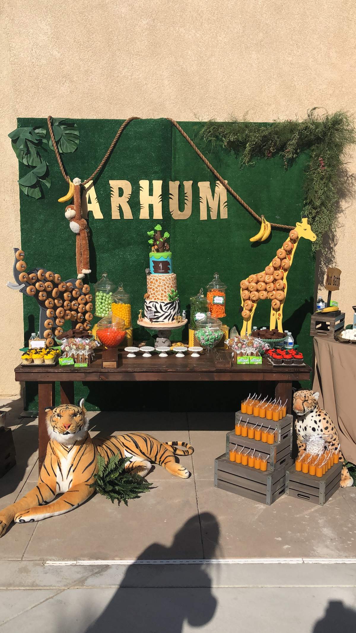 Arhum's Jungle birthday party - Jungle Safari 