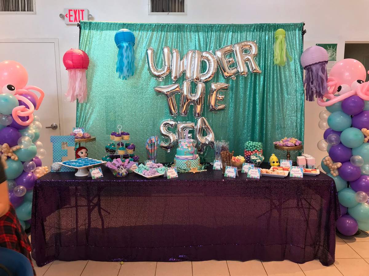 1st little Mermaid birthday party - inspired Under the Sea