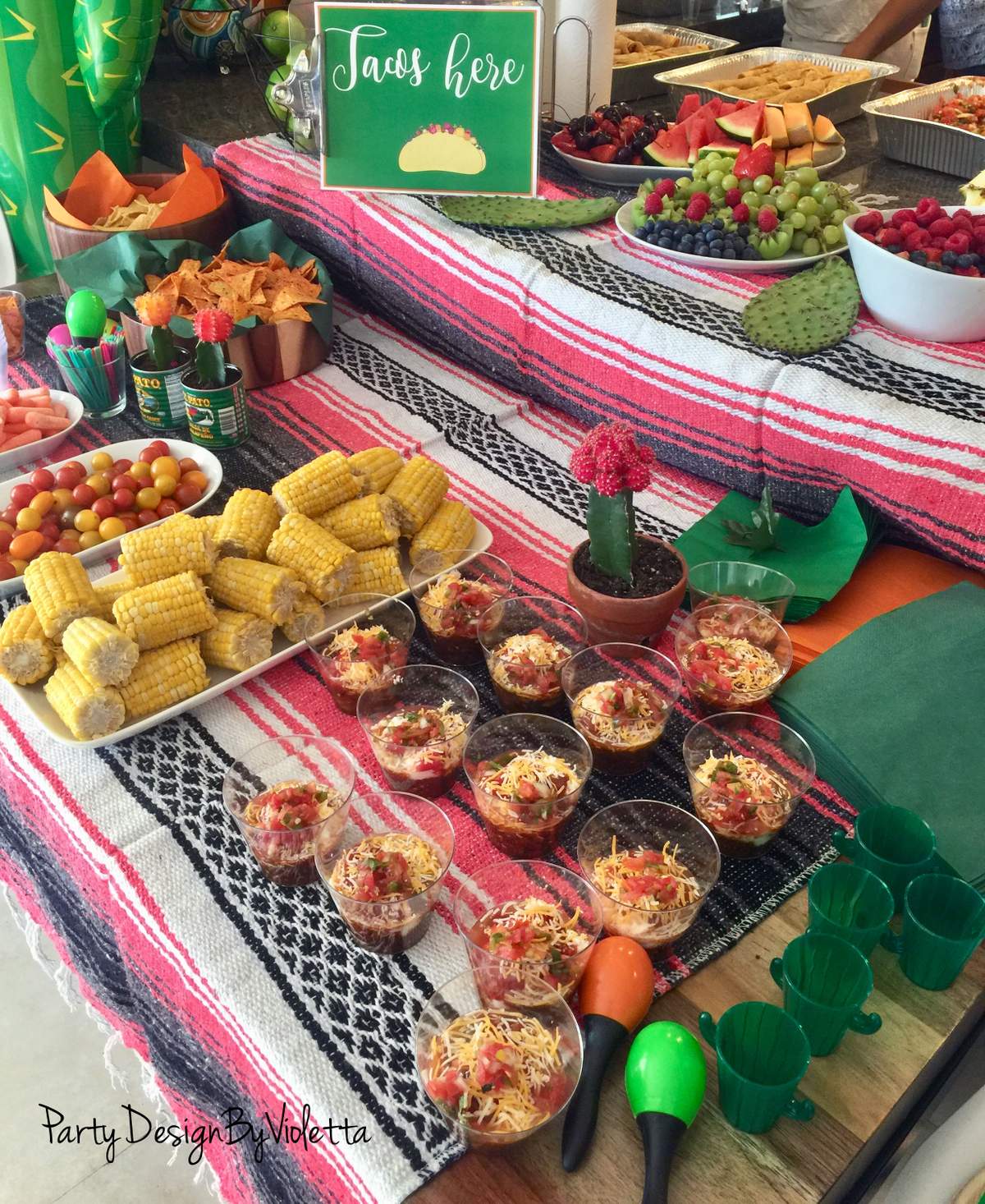 A Mexican Colorful Inspired Birthday For Artist Perla Birthday Party