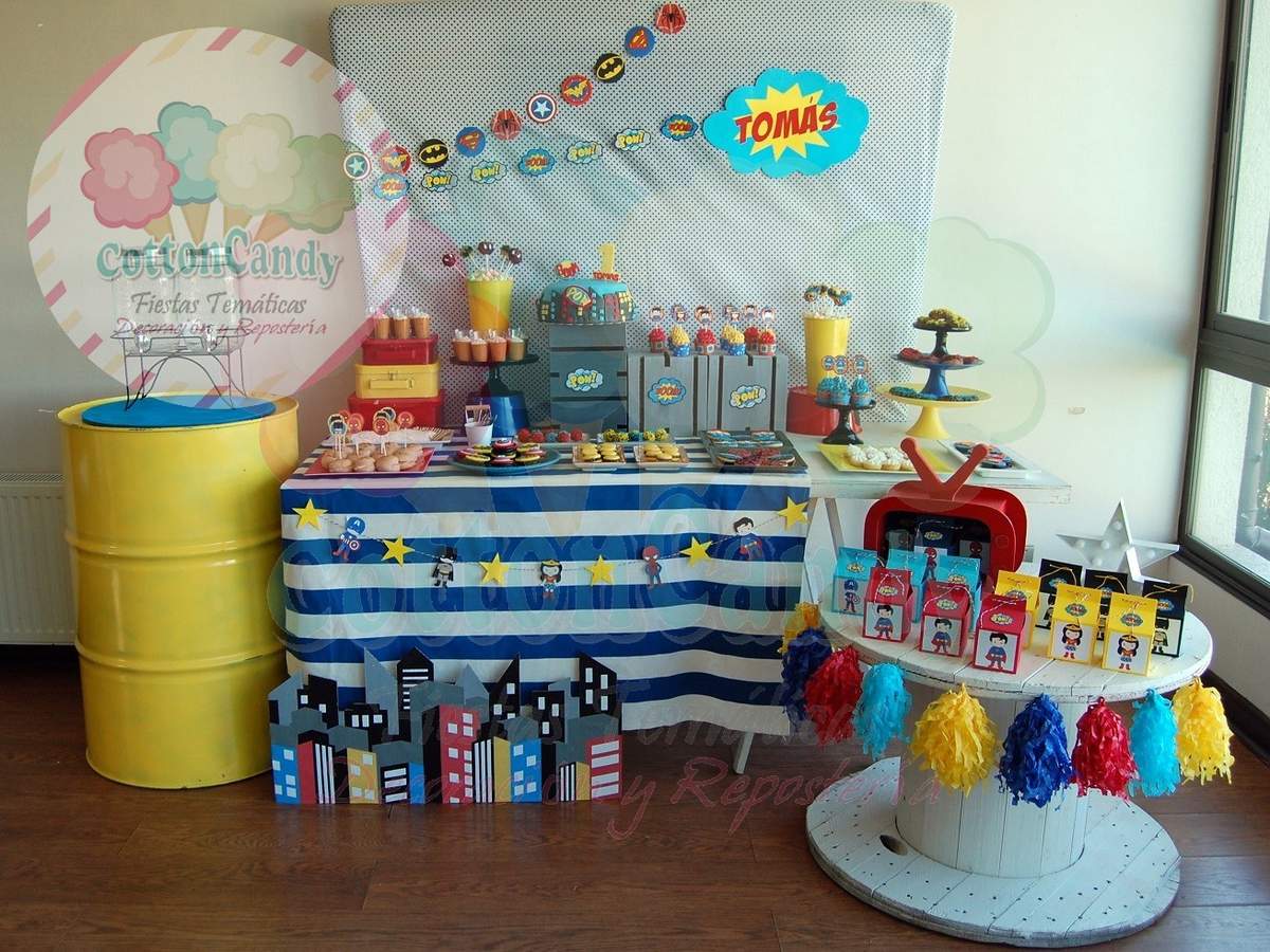 SUPERHÉROES - Cumple Tomás - None