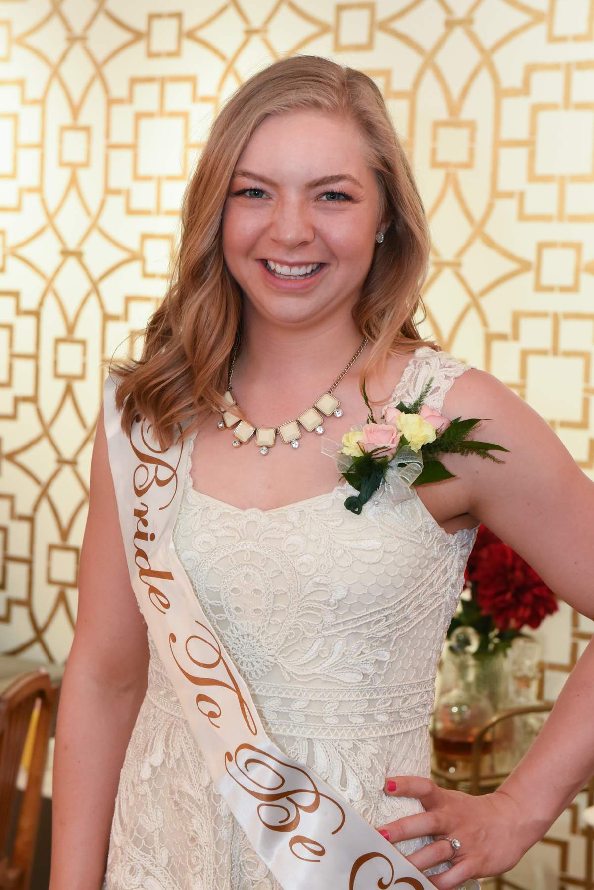 Carrie's Bridal Shower - Coral and Gold
