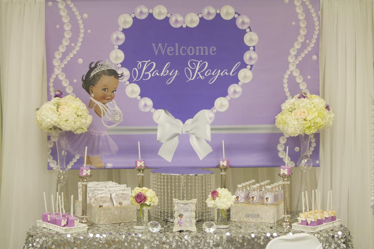 Welcome Baby Royal - Diamond and Pearls 