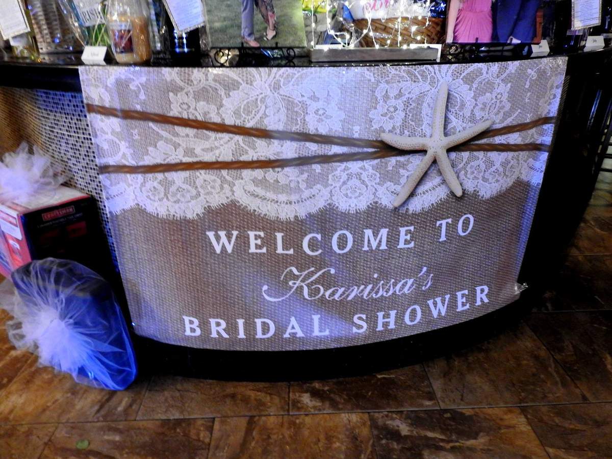 Karissa's Elegant Beach Destination Bridal Shower - Beach , Burlap & Lace
