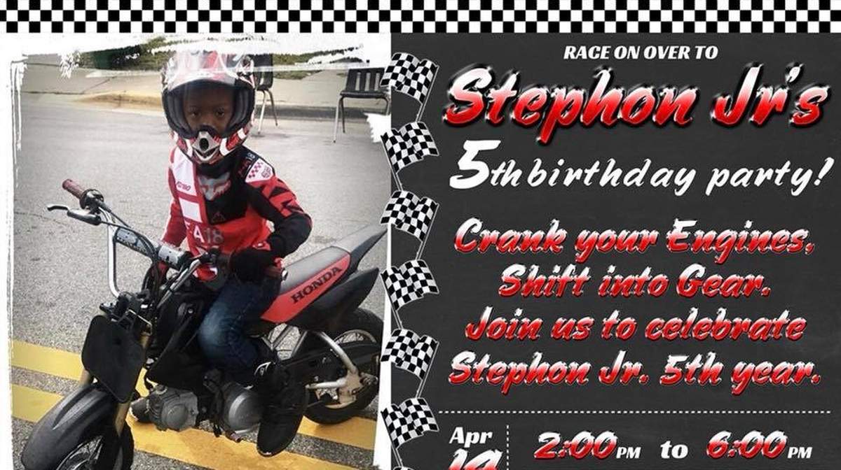 Stephon Jr. Dirt Bike Party  -  Welcome to Motorcross Zone 