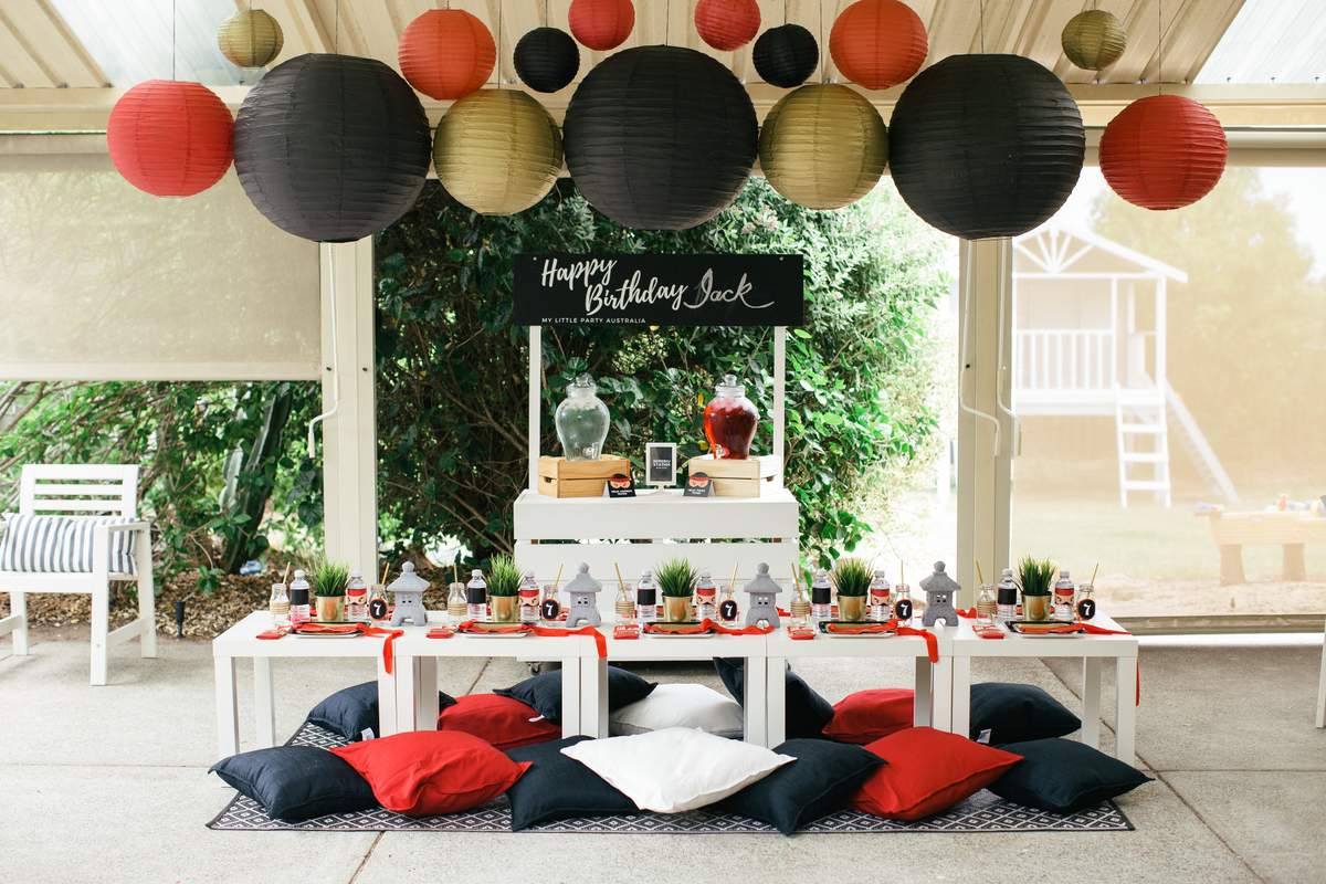 Ninjago / Birthday “Jack’s Ninja Warrior 7th birthday party” | Catch My