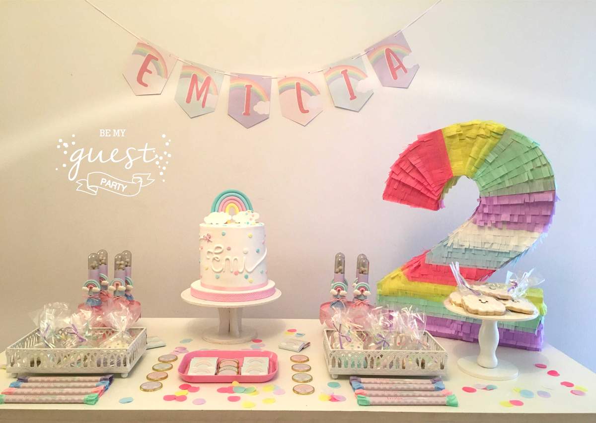 Primer Año Emilia - Rainbows