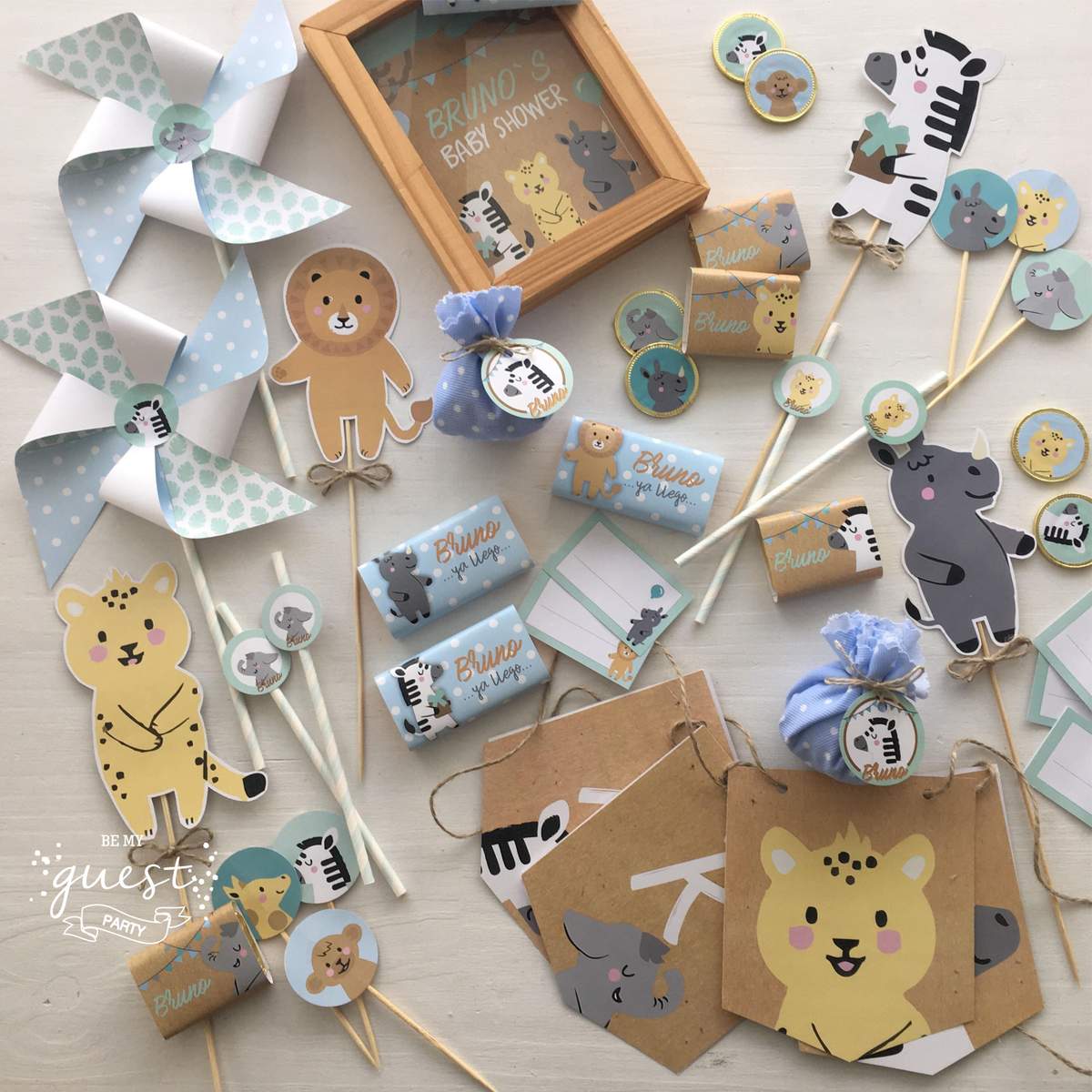 Baby Shower para Bruno - Animals