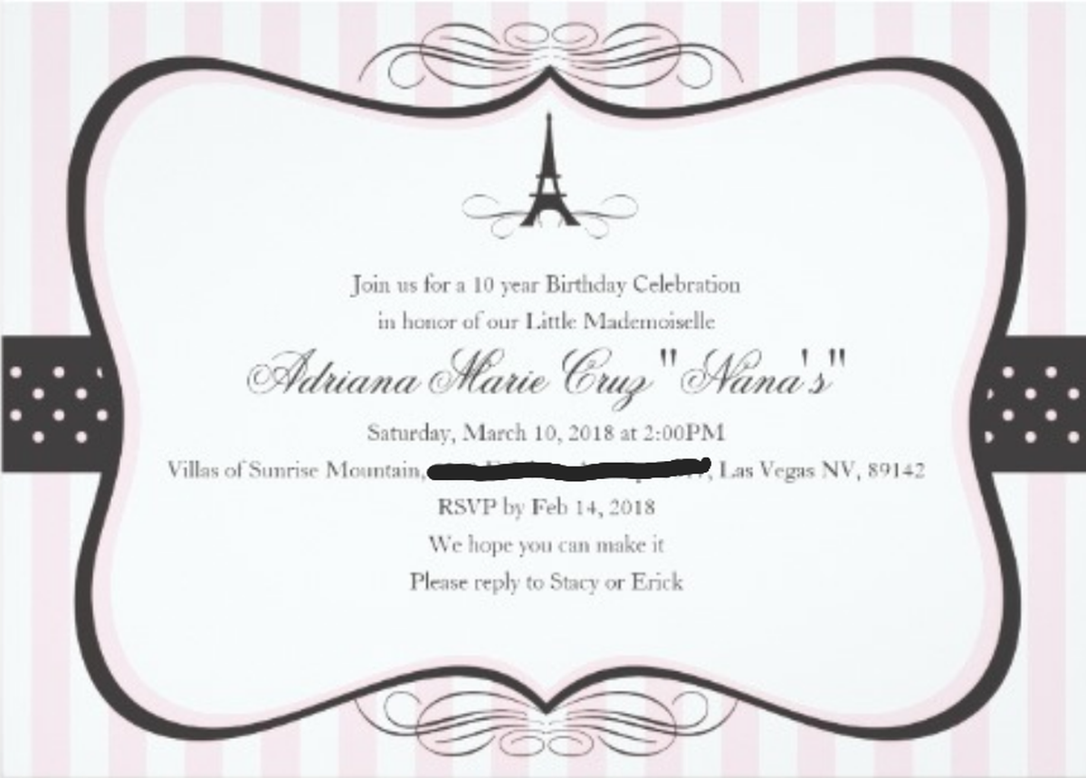 Adriana's 10th Birthday Party - French / Parisian