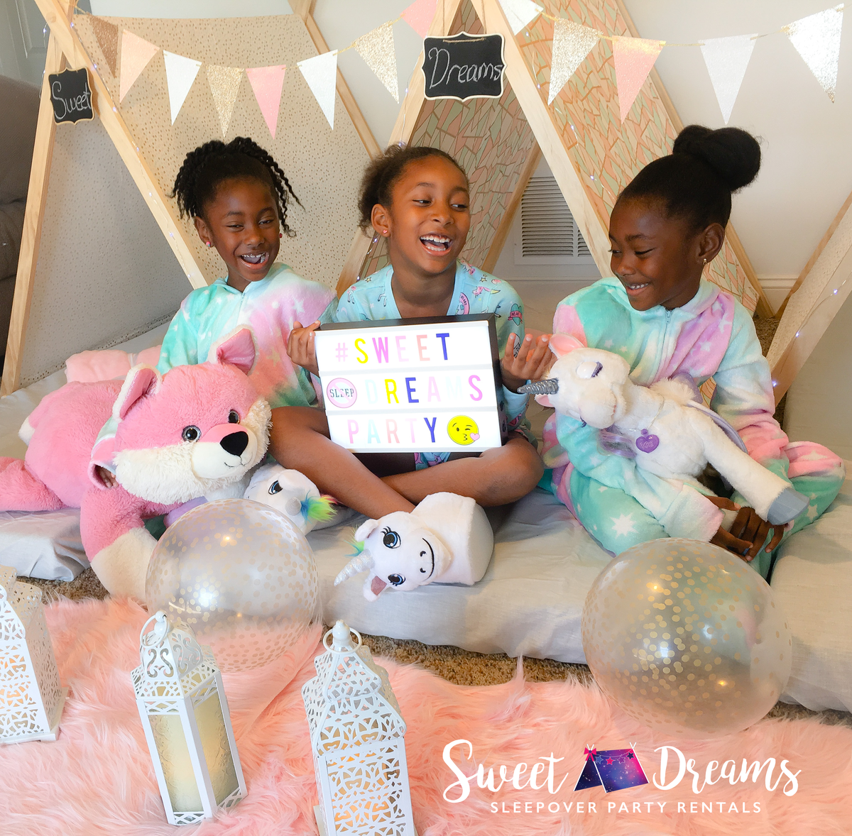 Sweet Dreams Sleepover - Blush Pink Frenzy