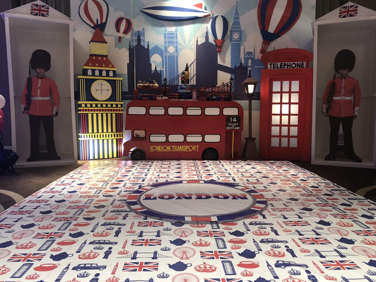 London/England Birthday Party Ideas Photo 10 of 65 Catch My Party