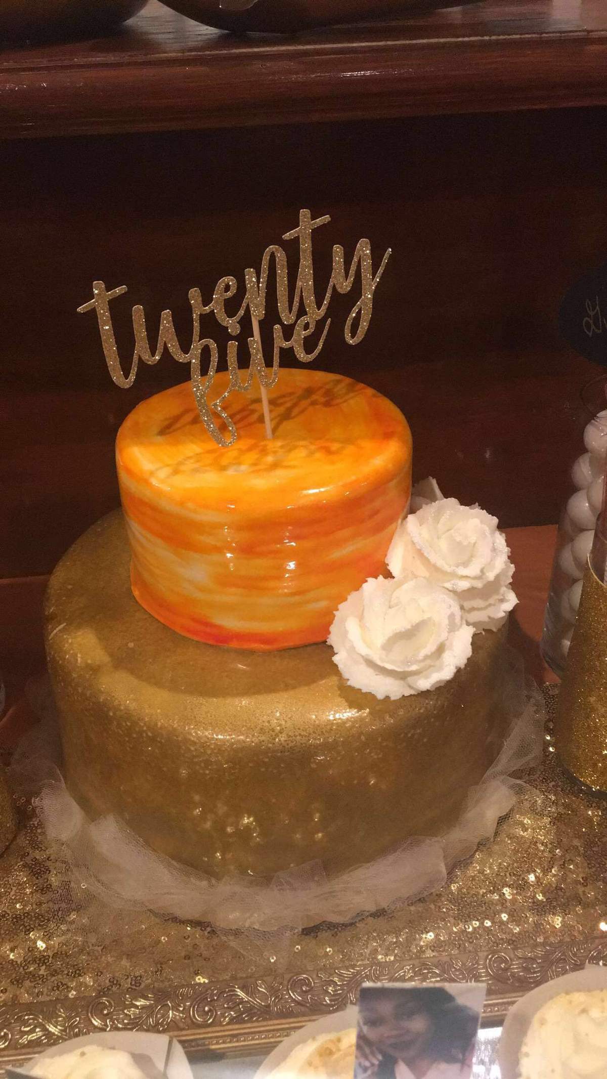 Christynah’s 25th Birthday Party  - Orange & Gold 