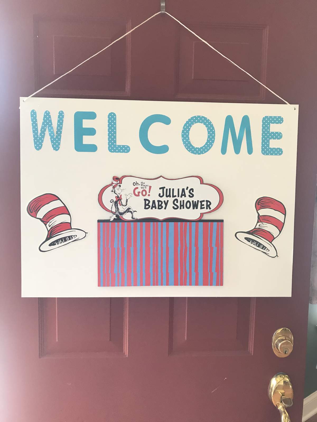 Baby B shower - Dr Seuss