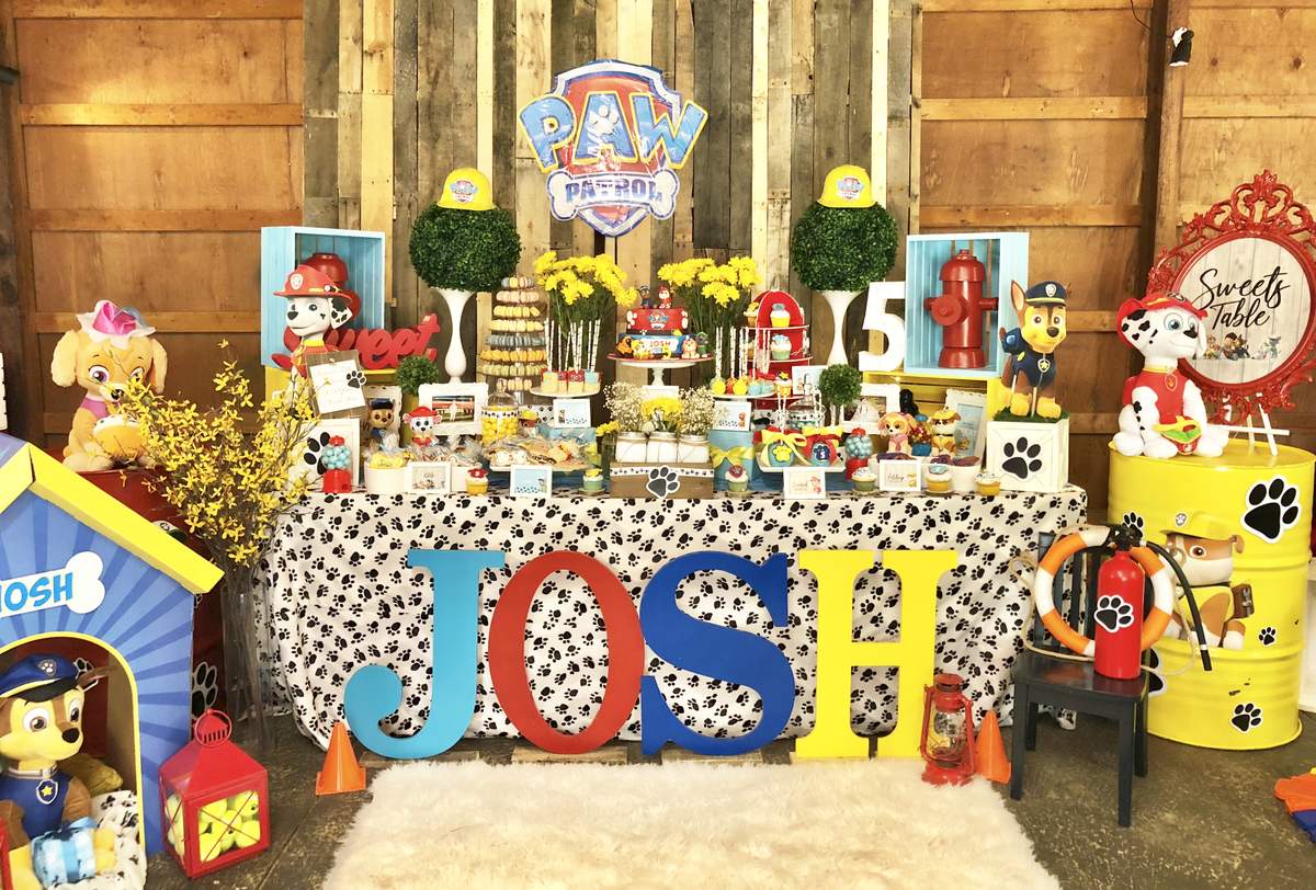 Joshs Paw Patrol Paw-ty! - Paw Patrol