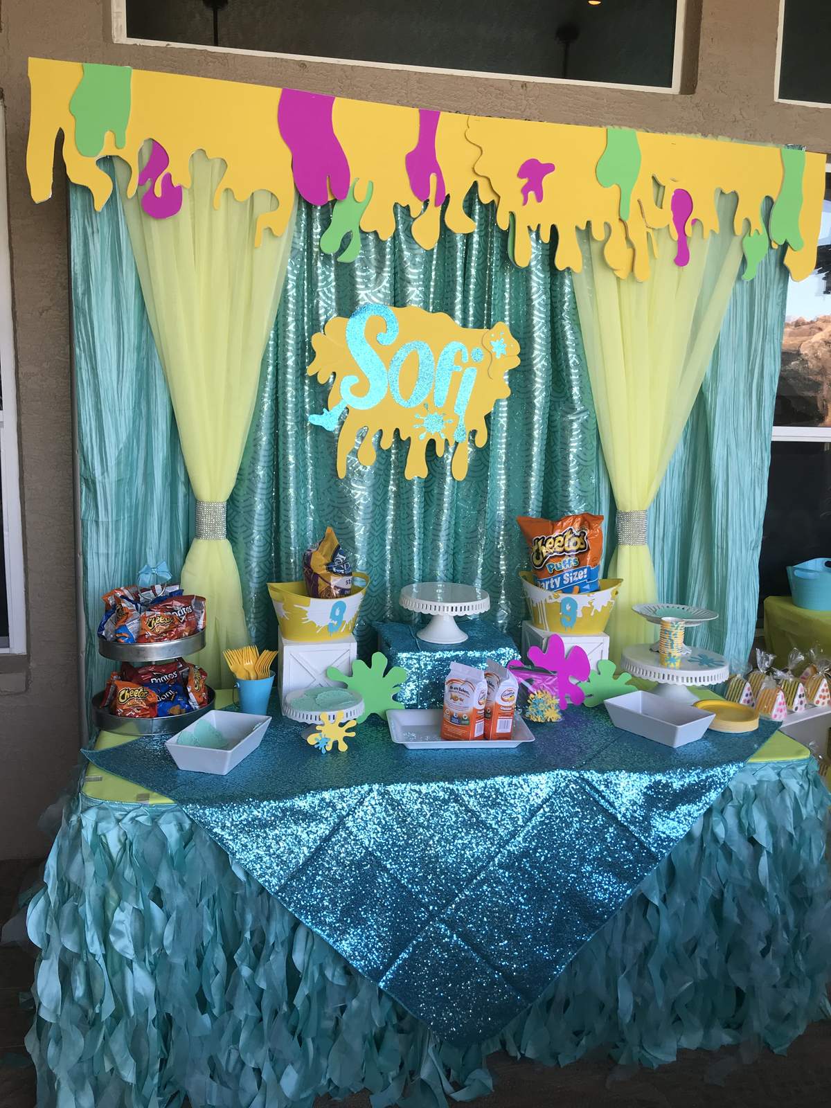 Slime Birthday Party Ideas, Photo 1 of 34