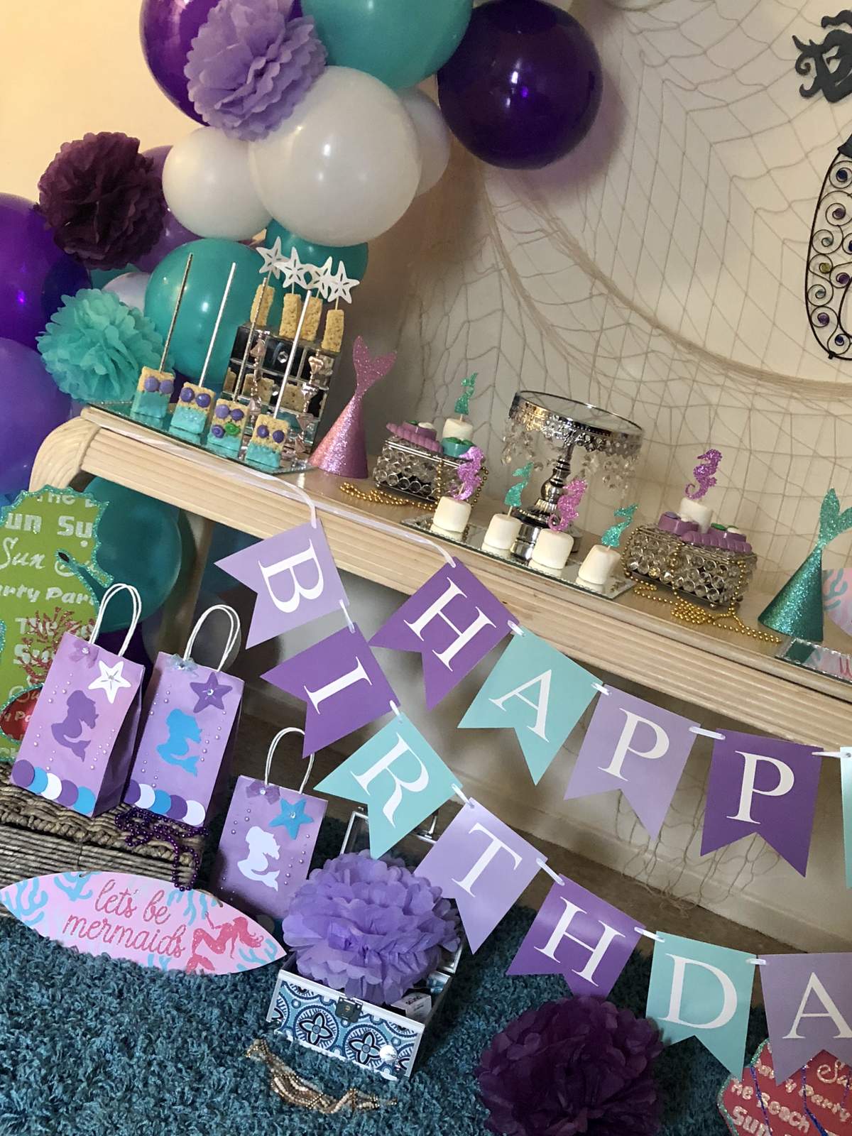 Arianna’s Mermaid 8th birthday party - Mermaid 