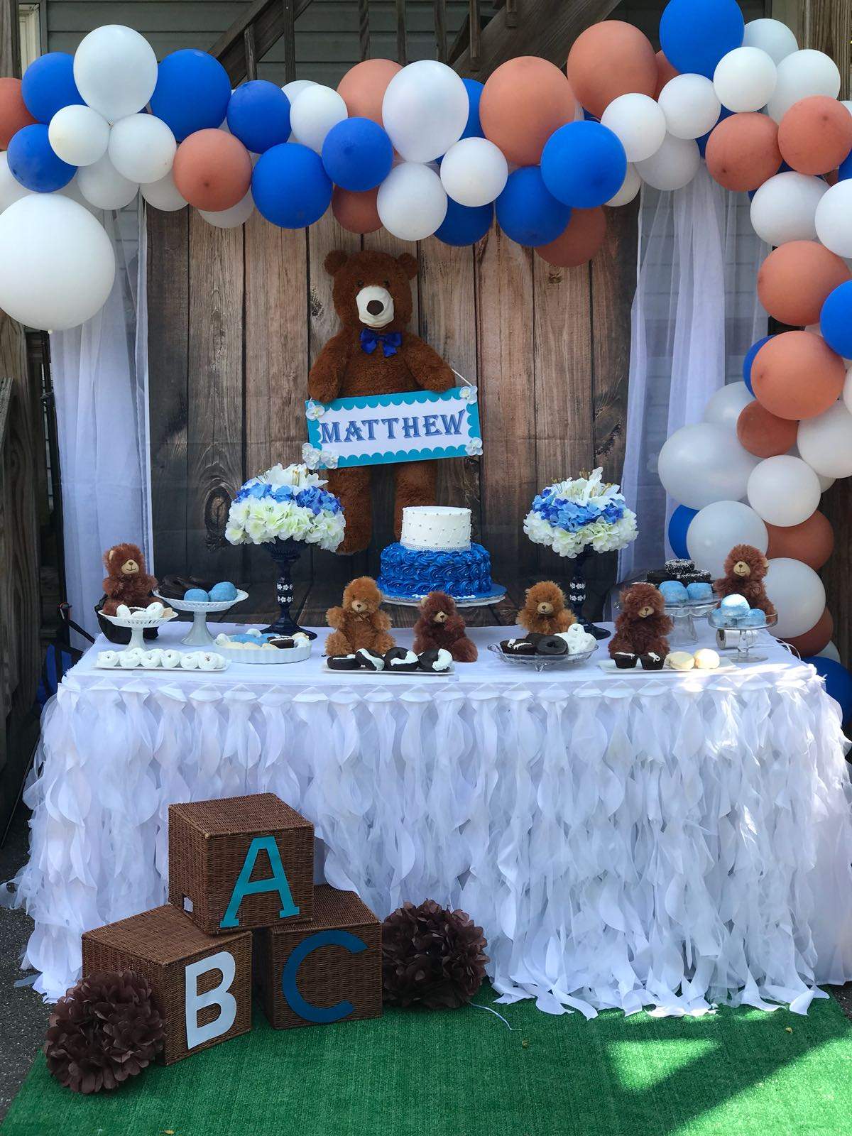 Vanessa’s baby shower - Teddy bear