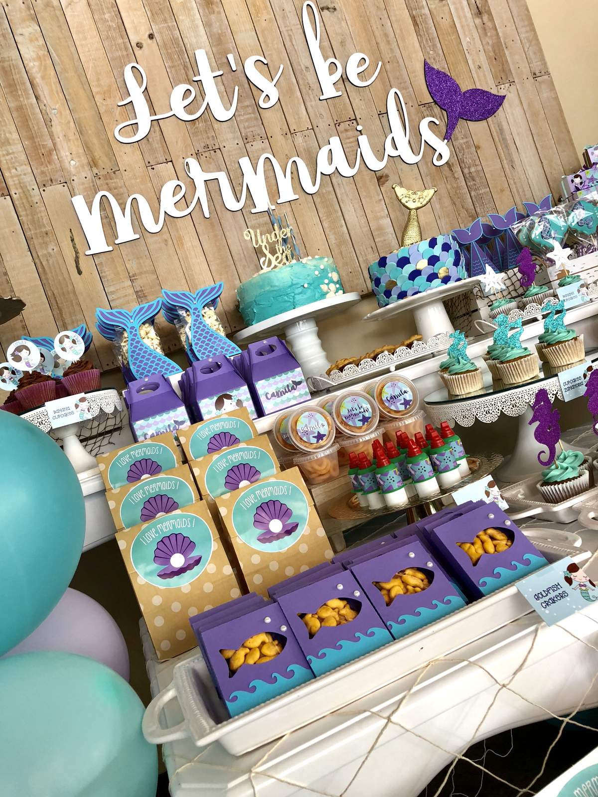 MERMAIDS Birthday Party Ideas Photo 7 Of 32 Catch My Party MERMAIDS Birthday Party Ideas Photo 7 Of 32 Catch My Party