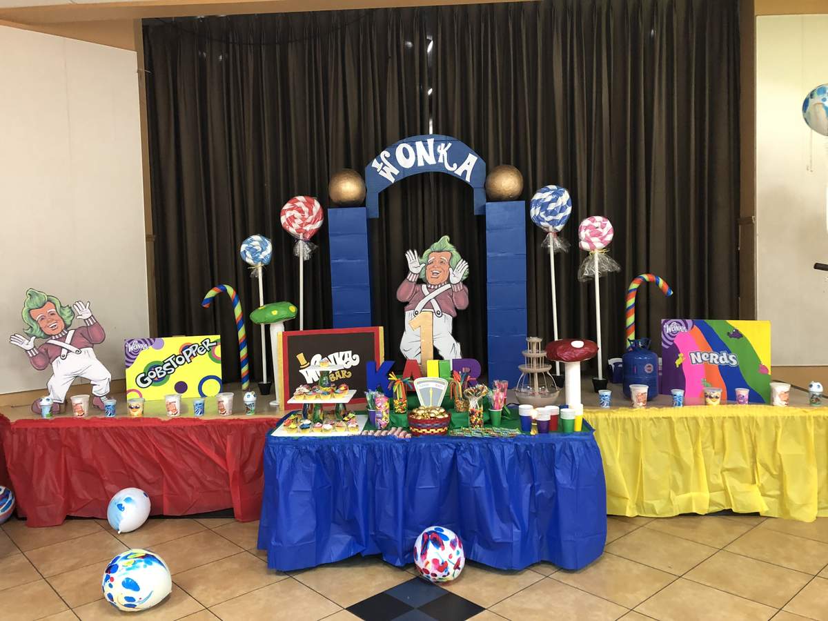 Kai's Willy Wonka 1st Birthday party - Willy Wonka 