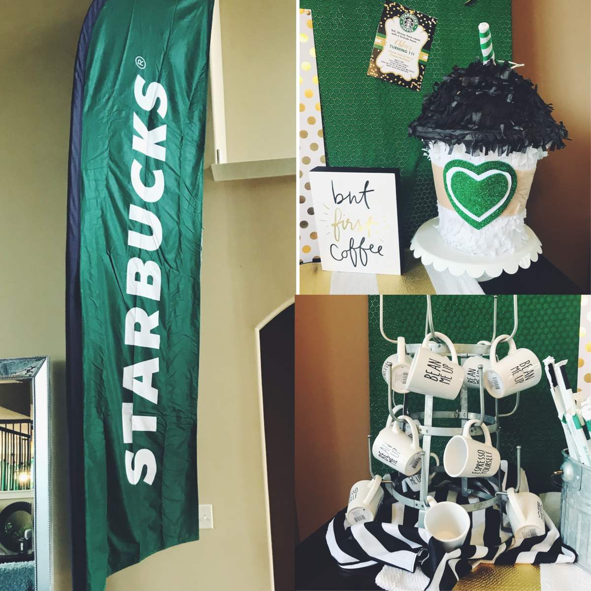 Starbucks Birthday Party Ideas Photo 7 Of 18 Catch My Party