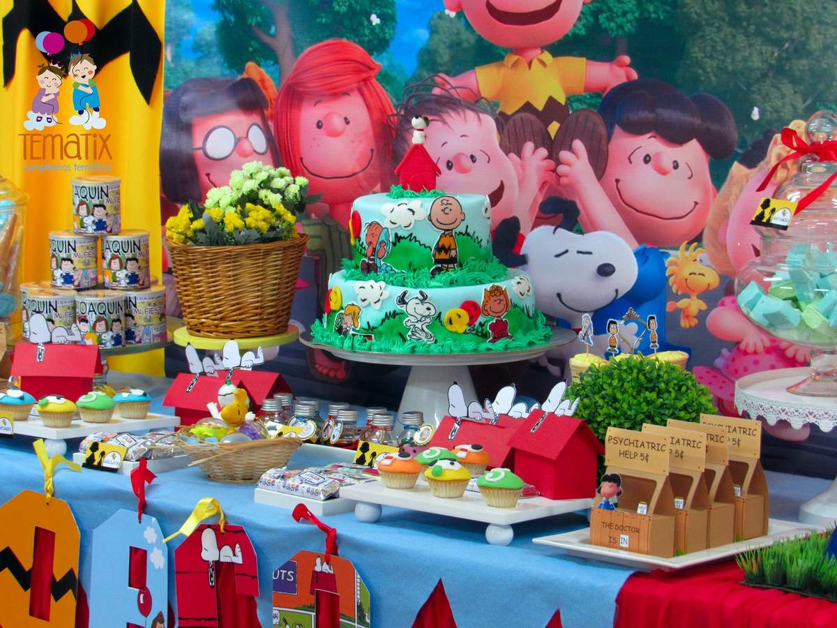 Snoopy and Charlie Dreamed birthday party - Charlie brown