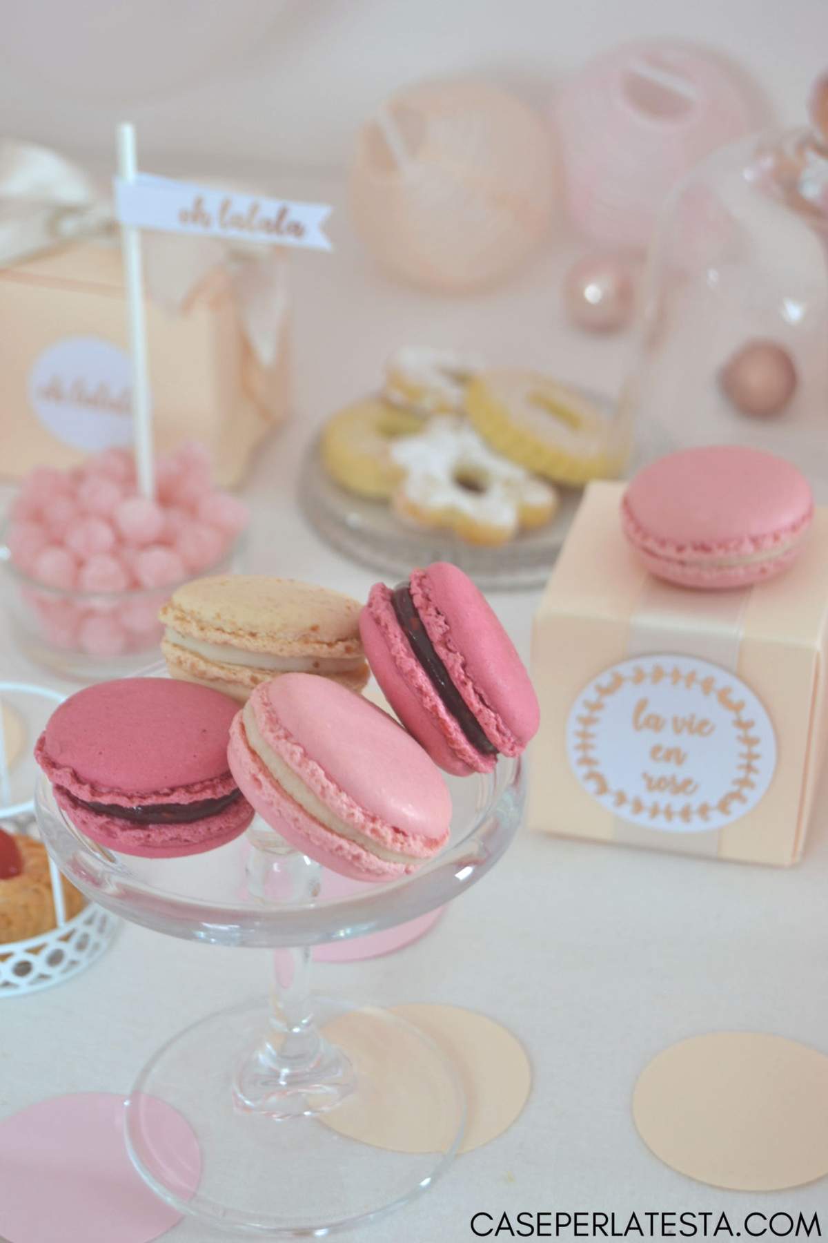 Rose gold party - French patisserie