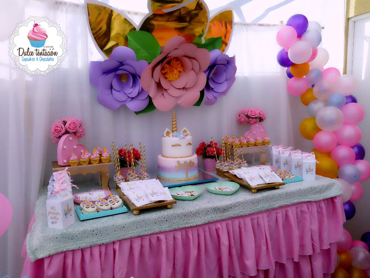 Unicorns Birthday - Unicornios para Julieta
