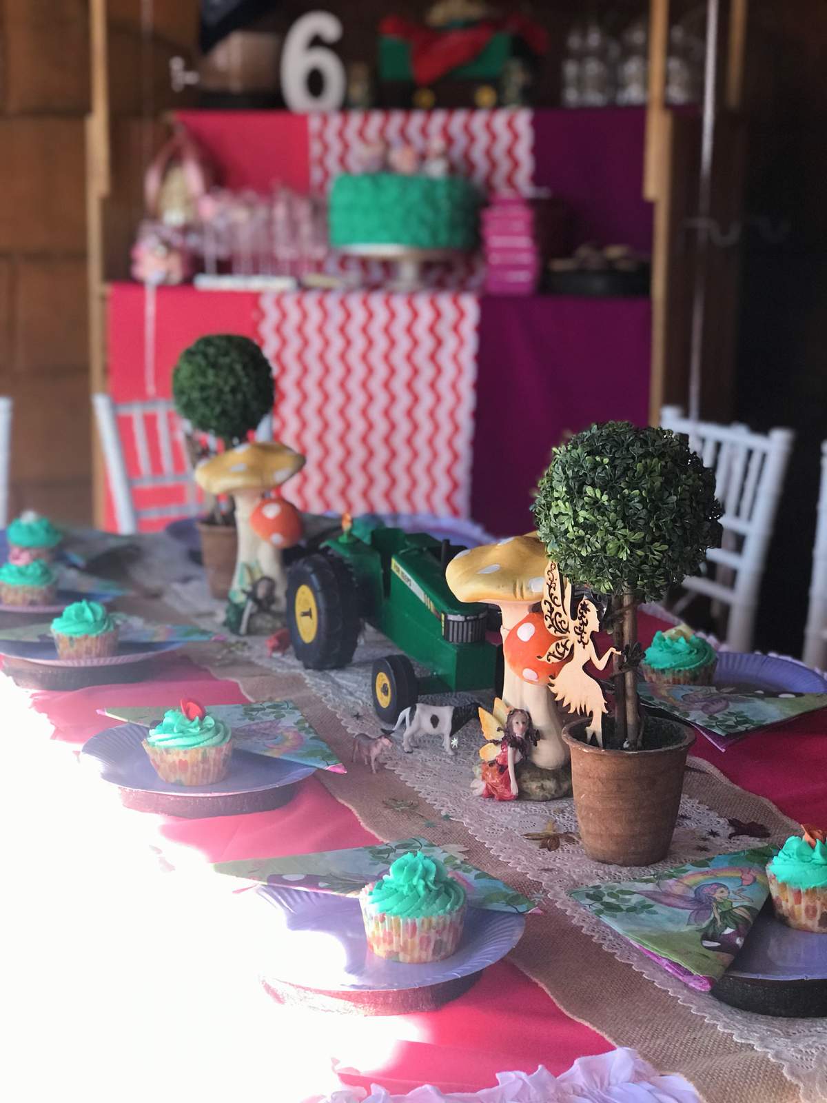 Fairy birthday party - Fairy vs Farm party